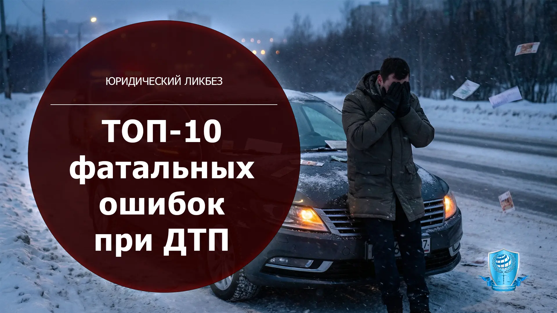 ТОП-10 фатальных ошибок при ДТП